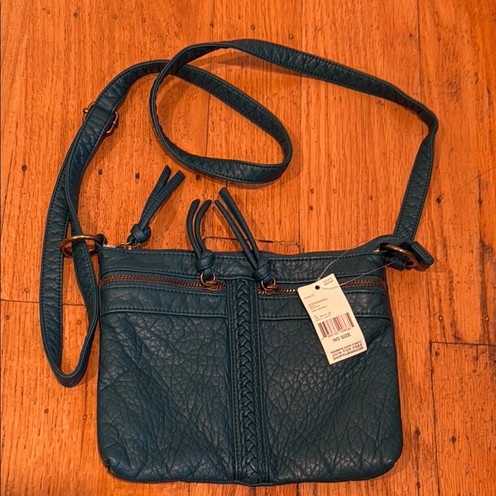 Teal Crossbody Bag